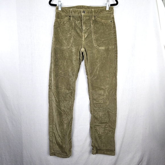 Patagonia Pants - Patagonia Worn Wear Tan Corduroy Pants Women's Size‎ 28